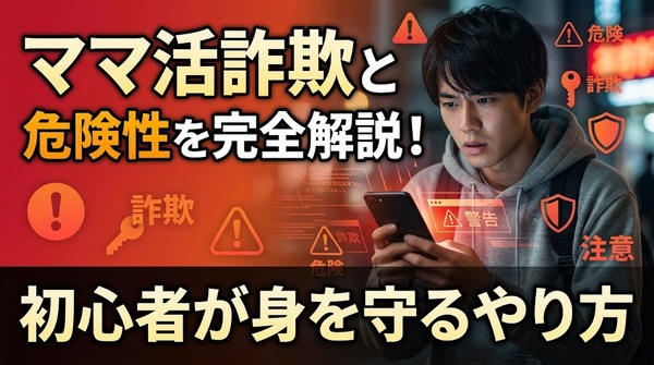 ママ活詐欺と危険性を完全解説!初心者が身を守るやり方