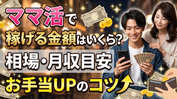 ママ活で稼げる金額はいくら?相場・月収目安・お手当UPのコツ